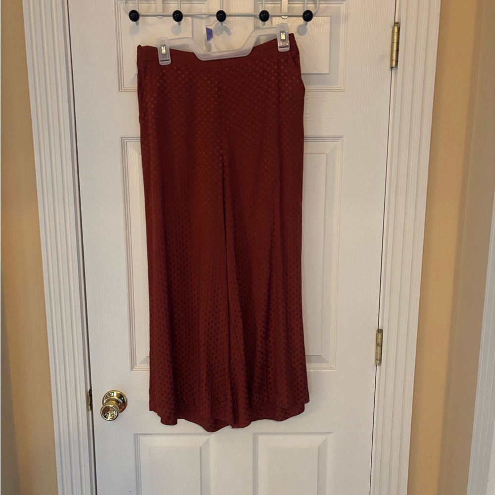 Dolan Polka Dot Rust Pants